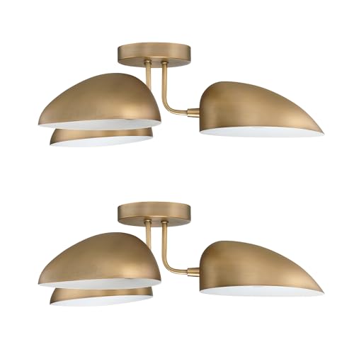 Argo Semi Mount Flush Ceiling Light (2 Count)