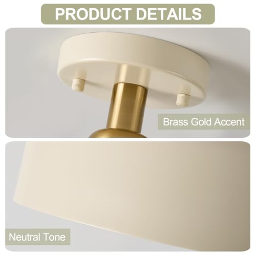 Semi Flush Mount Ceiling Light Fixture