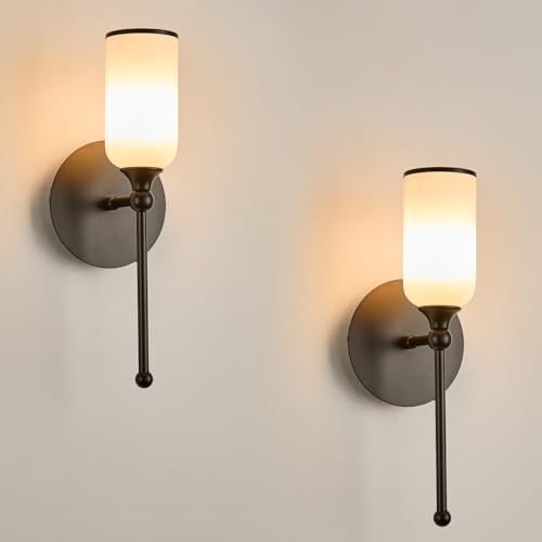 Alabaster Wall Sconce Set of Two (2 Count)