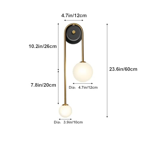 Modern Gold Wall Sconce Mid Century Gold Wall Lamp U