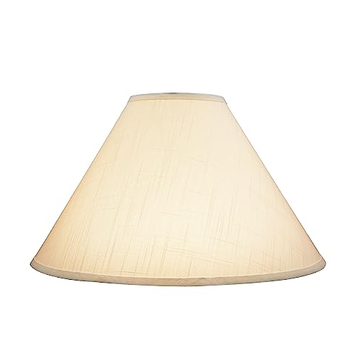 32208A Hardback Empire Spider Lamp Shade in Pearl White
