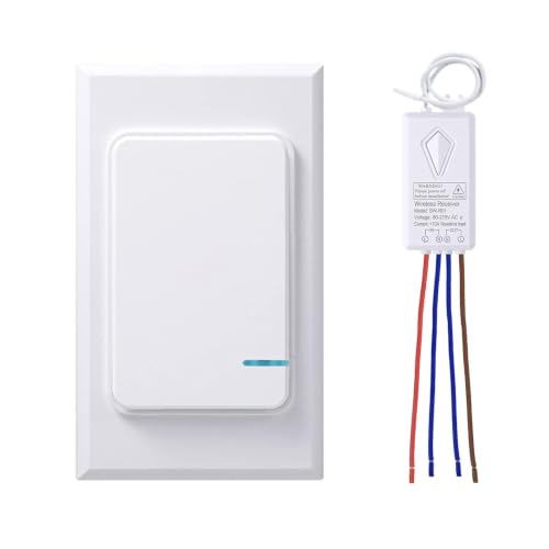 Wireless Light Switch and Receiver Kit