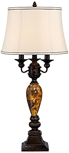 Mulholland 37" Bronze Brown Large Buffet Table Lamp Traditional