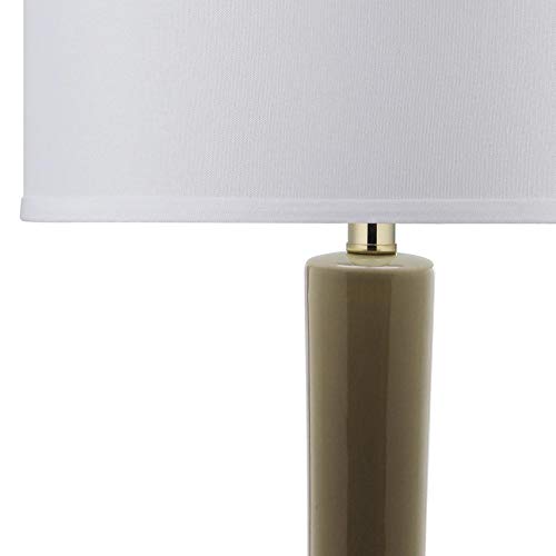 Lighting Collection Mae Long Neck Modern Contemporary Taupe Ceramic 31 (2 Count)