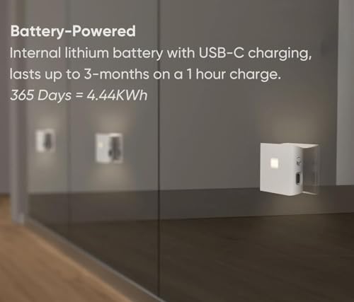 Rechargeable Motion Sensor Magnetic Mount Night Lights (6 Count)