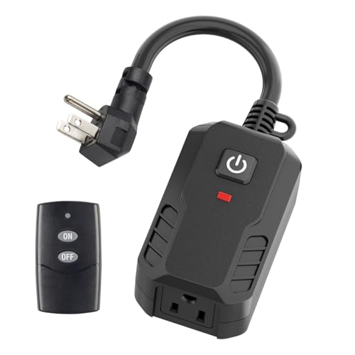 Remote Control Outlet Wireless Light Switch Outdoor Indoor 3