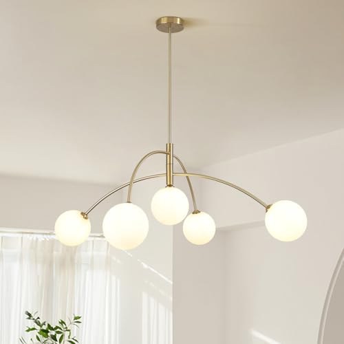 Contemporary Gold Ceiling Light 5