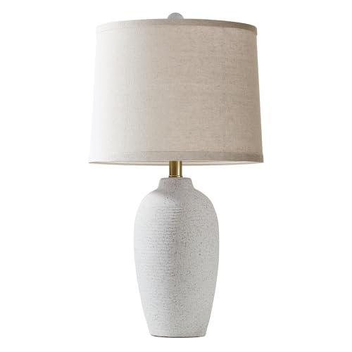25” Modern Farmhouse Traditional Ceramic Table Lamp