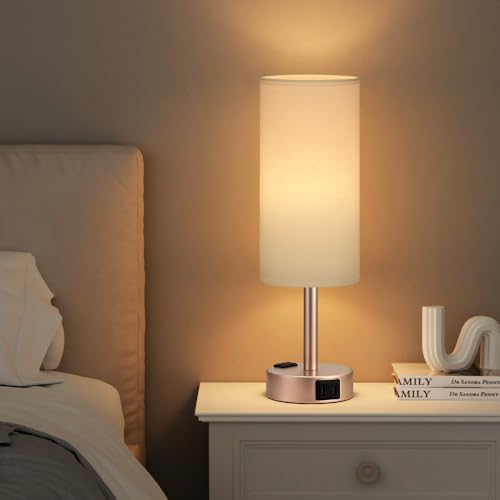 Antique White Bedside Table Lamp