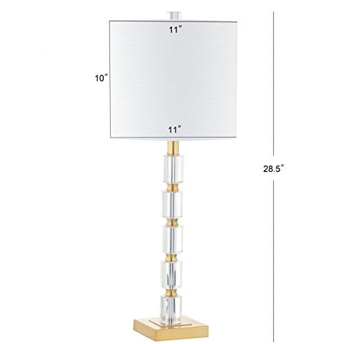 Claire Crystal Metal Lamp 28.5"