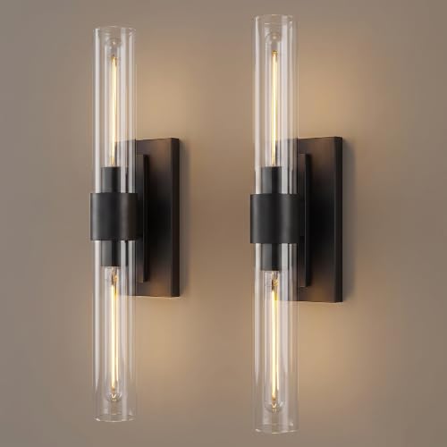 Black Wall Sconces (2 Count)