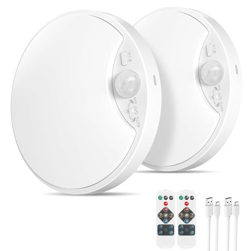 Rechargeable Motion Sensor Ceiling Light (2 Count)