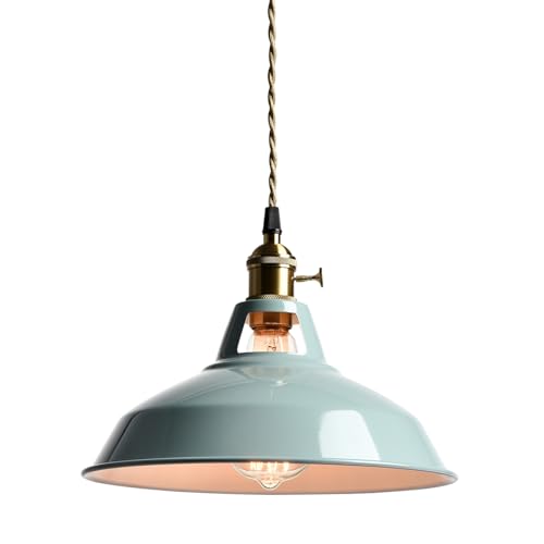 Modern Pendant Light Sea Blue Dimmable Kitchen Hanging Light Fixture