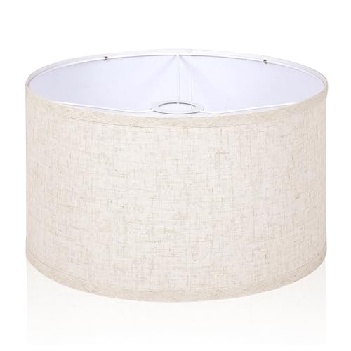 Beige Drum Lamp Shades for Floor Lamps