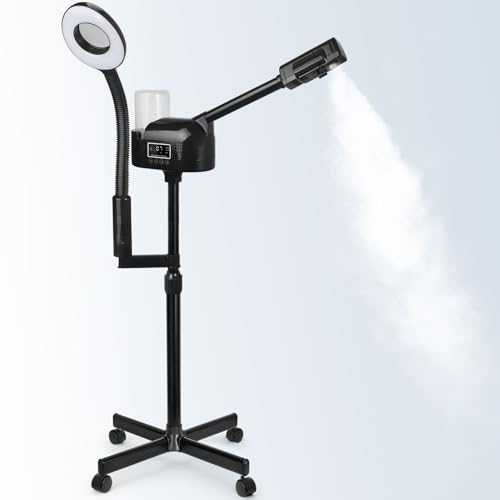 Professional Facial Steamer with 5X Magnifying Lamp
