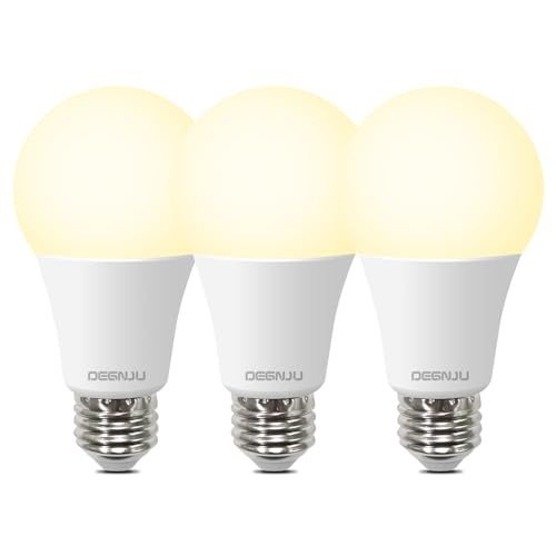 A19 LED Light Bulbs 100W Equivalent 2700K Soft White (3 Count)