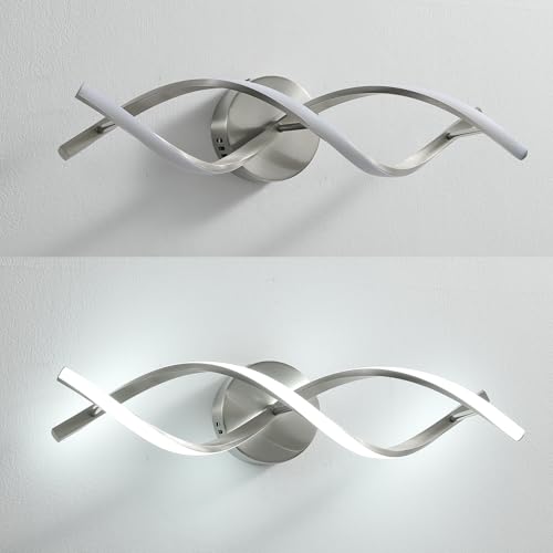 Modern Nickel LED Vanity Lighting