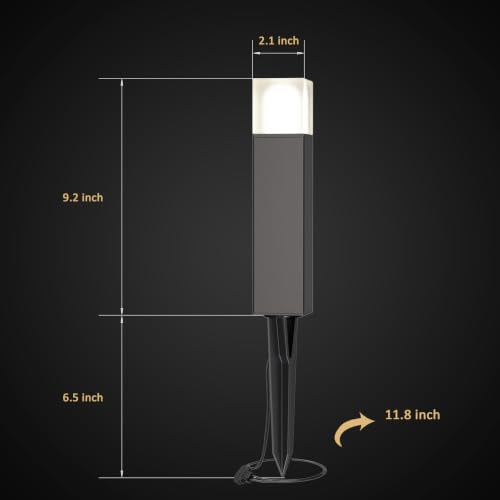 G4 LED Low Voltage Bollard Path Lights Brown 2 Pack (2PK)