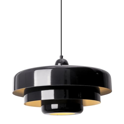 Mid Century Modern Black Pendant Light