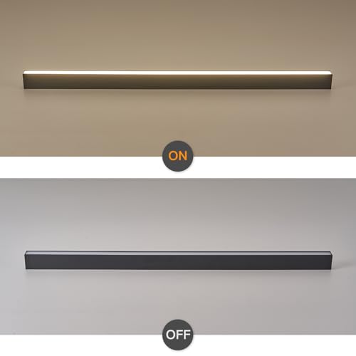Black ceiling light LED