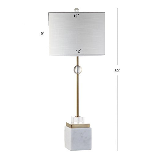 Dawson 30" Marble Metal LED Table Lamp