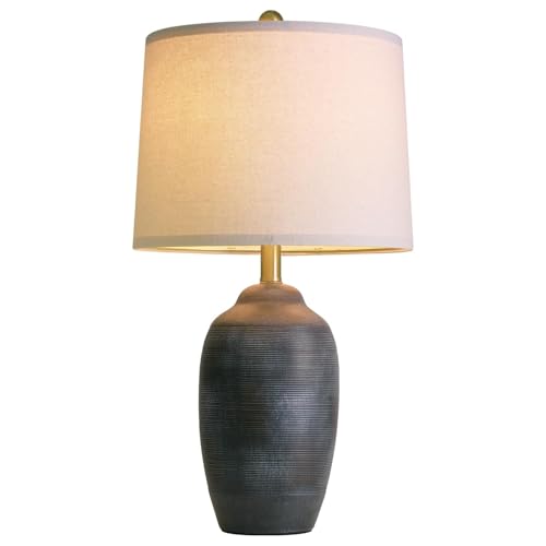 24.5" Vintage Ceramic Table Lamp with 5FT Cord