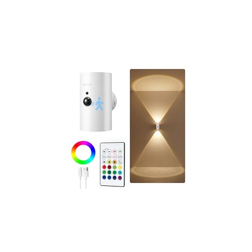 Battery Operated Wall Sconce with Motion Sensor