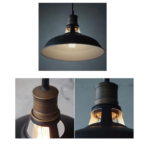 Farmhouse Barn Pendant Light Black 1