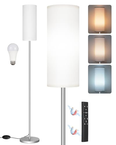Dimmable Floor Lamps for Living Room with Remote and Foot Switch