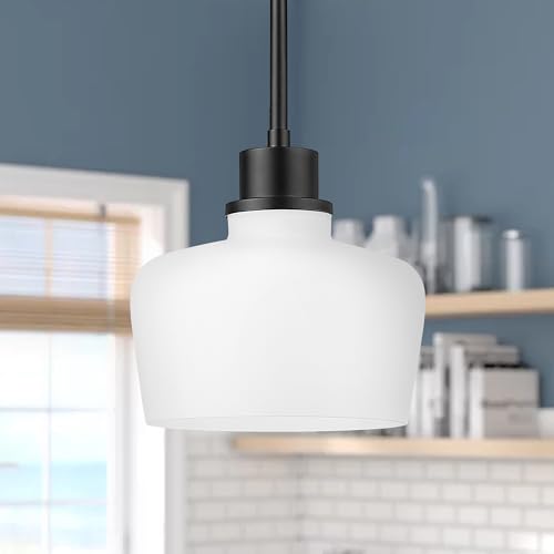 Modern 8 Inch Black Pendant Light