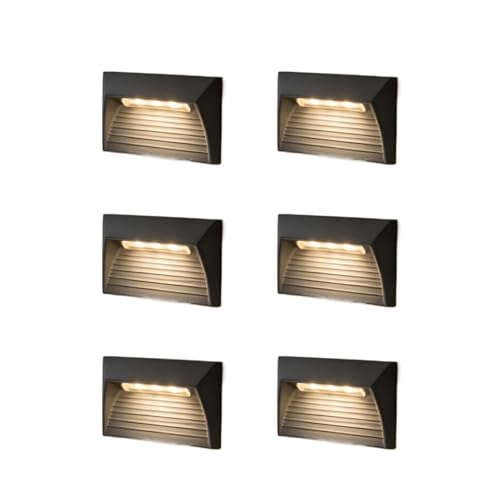6 Pack Outdoor Step Lights (6 Count)