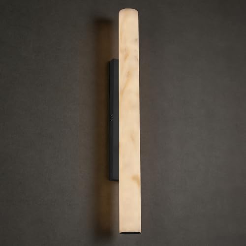 Alabaster Wall Sconce Black
