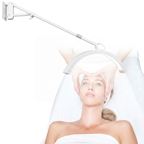 Wall Mount Lash Lamp Half Moon Shaped LED Lash Nail Light Cool
