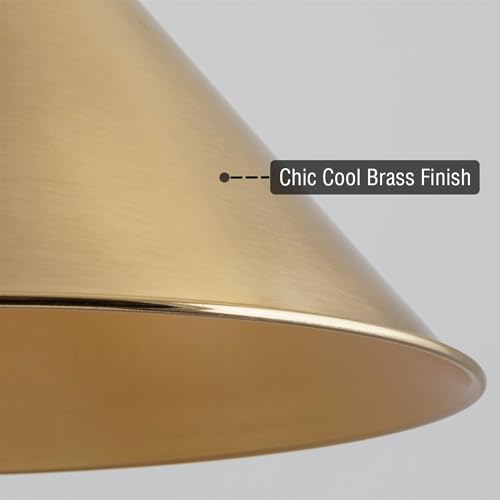 14" Large Industrial Metal Pendant Light Shade Covers (3 Count)