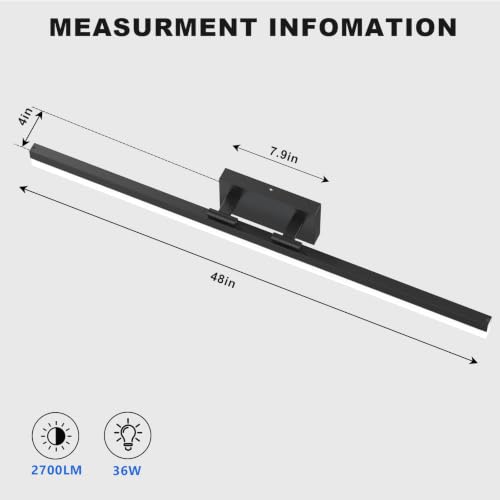 Modern Bathroom Vanity Light 48 inch