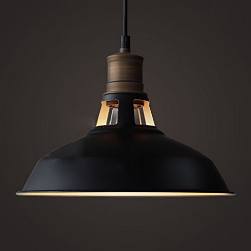 Industrial Pendant Light Black Hanging Barn Pendant Lighting 3 (3 Count)