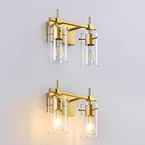 Gold Bathroom Light Fixtures 2 Light Wall Light Fixtures Bathroom Vanity Light Over Mirror Vintage Light