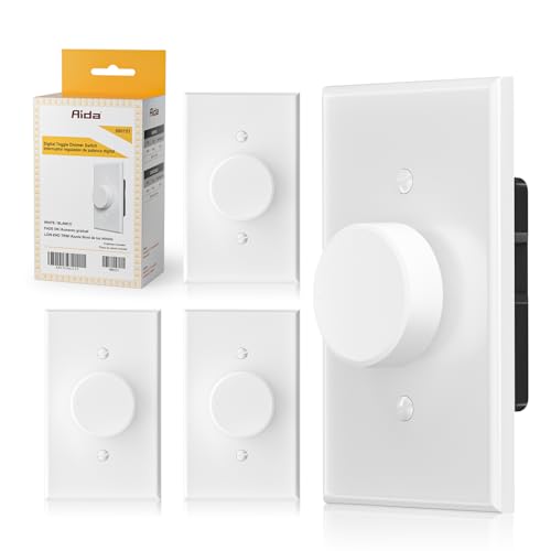 Digital Light Toggle Dimmer Switch for Dimmable LED (4 Count)