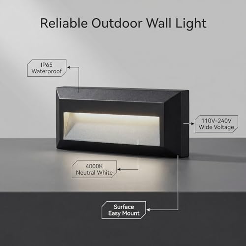 LED Step Stair Lights 110V (6 Count)