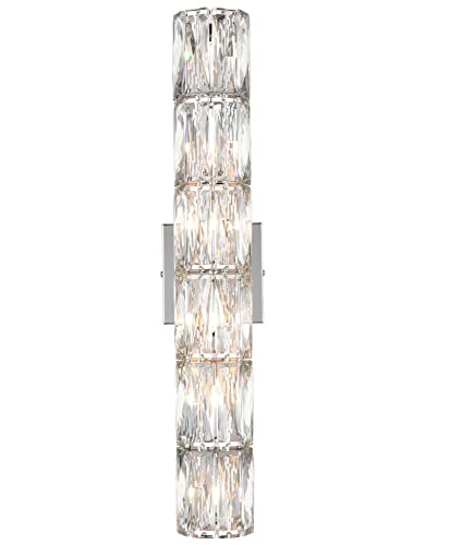 Modern Chrome Crystal Wall Sconce 24