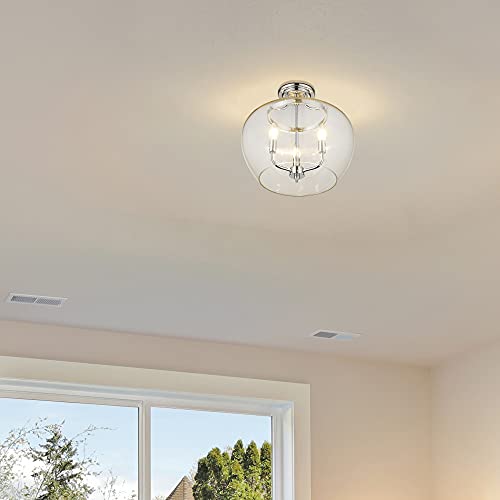 3 Light Semi Flush Mount 473SF