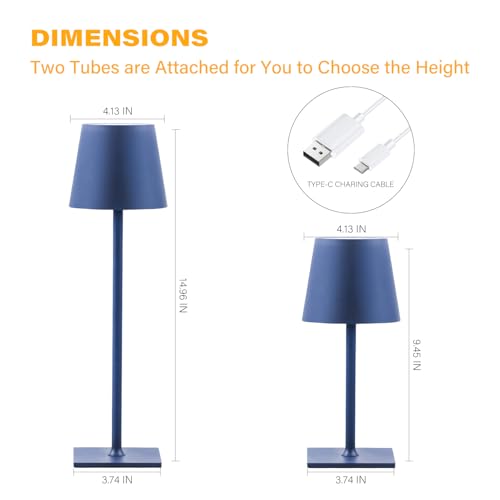 2 Pack Cordless Table Lamps (2 Count)