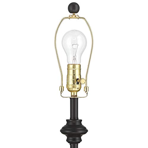 Lynn 26" High Bronze Brown Tall Buffet Table Lamps Set of 2 Stick Dark (2 Count)