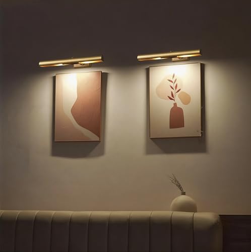 18 inch Brass Picture Light Hardwired Picture Light Library Light