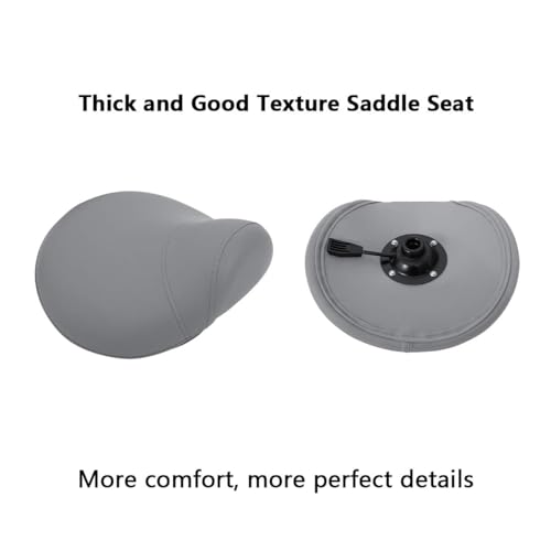 Saddle Stool Rolling Chair for Office Massage Salon Kitchen Spa Drafting