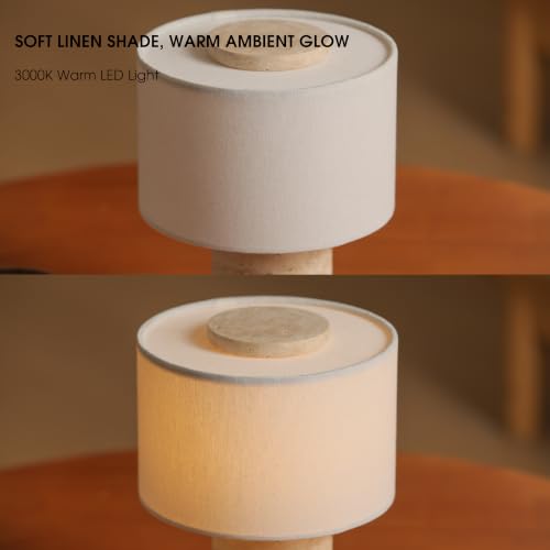 Marble Lamp Rechargeable Cordless Stone Touch Table Lamp