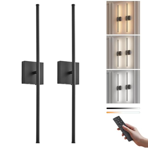 Rechargeable Wall Sconces Battery Operated Set of 2 (2 Count)