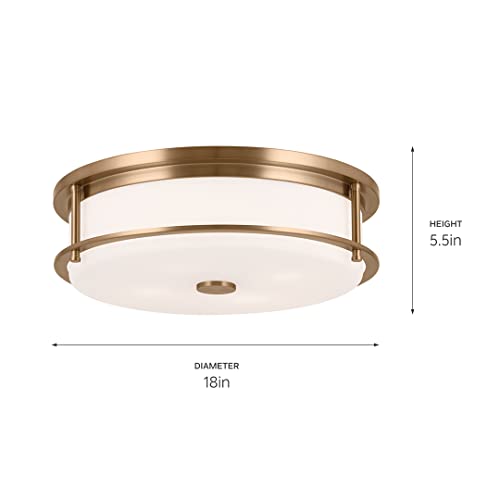 Brit 18" 4 Light Flush Mount Light