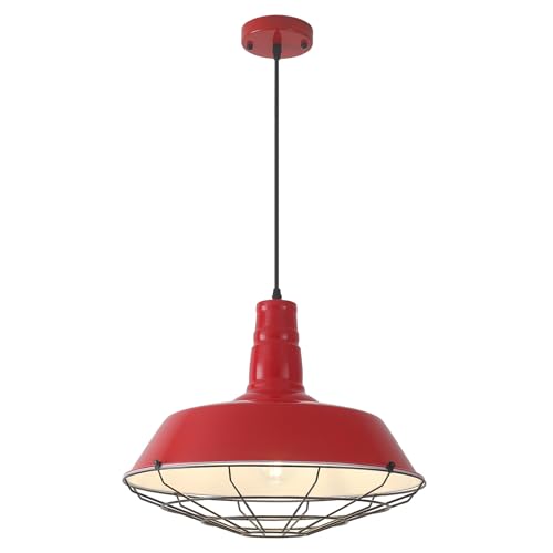 Red Pendant Lights Kitchen Island
