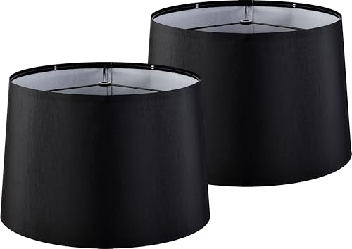 Black Lamp Shades Set of 2 (2 Count)